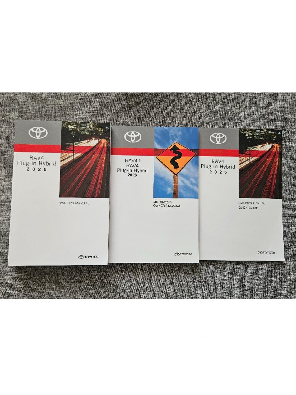 2026 TOYOTA RAV4 PLUG-IN HYBRID Owner's Manual & Multimedia